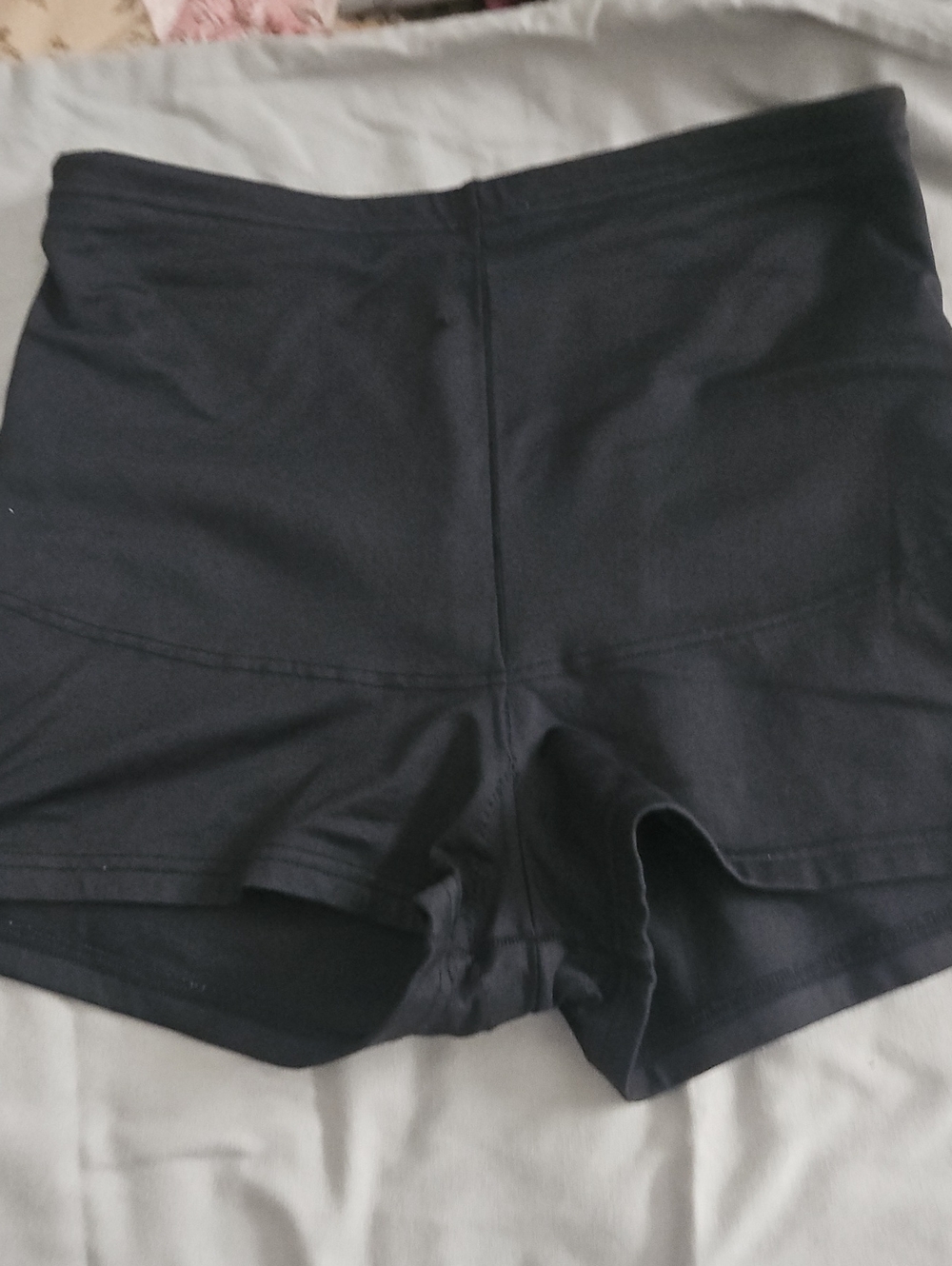 Flexees Women's Black High-Rise Bike Shorts